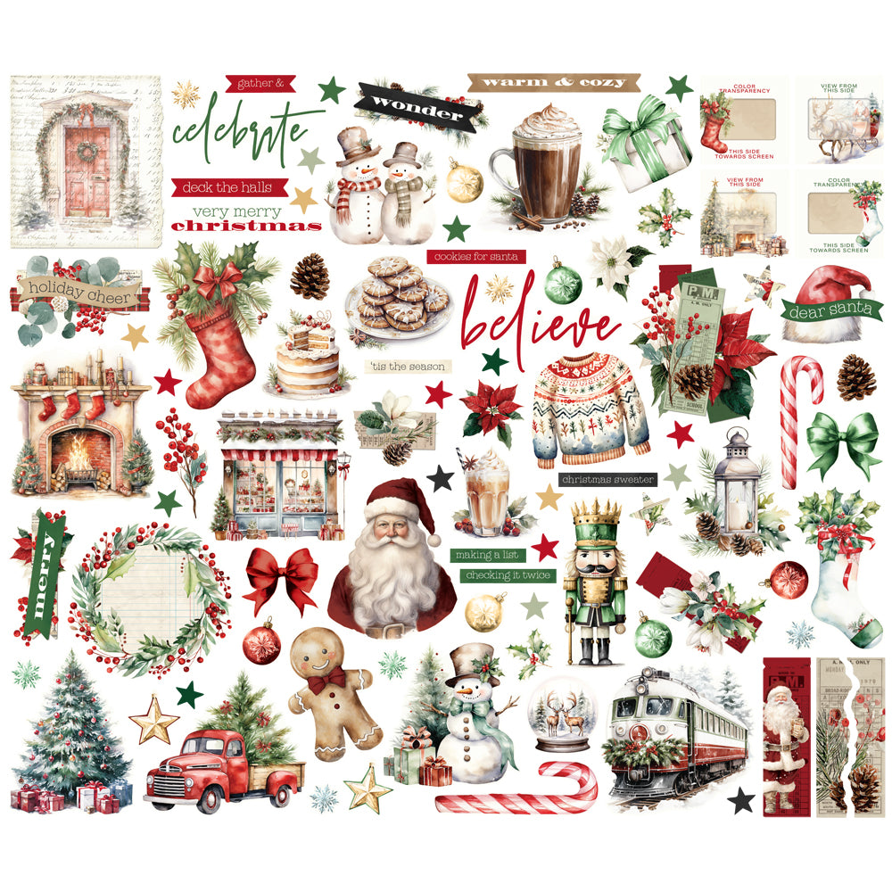 ***Pre-Order*** Simple Stories - Simple Vintage Old-Fashioned Christmas - Bits & Pieces