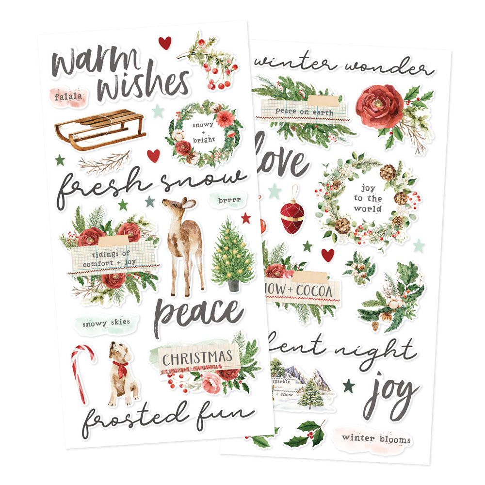 ***Pre-Order*** Simple Stories - Simple Vintage Evergreen Memories - Foam Stickers