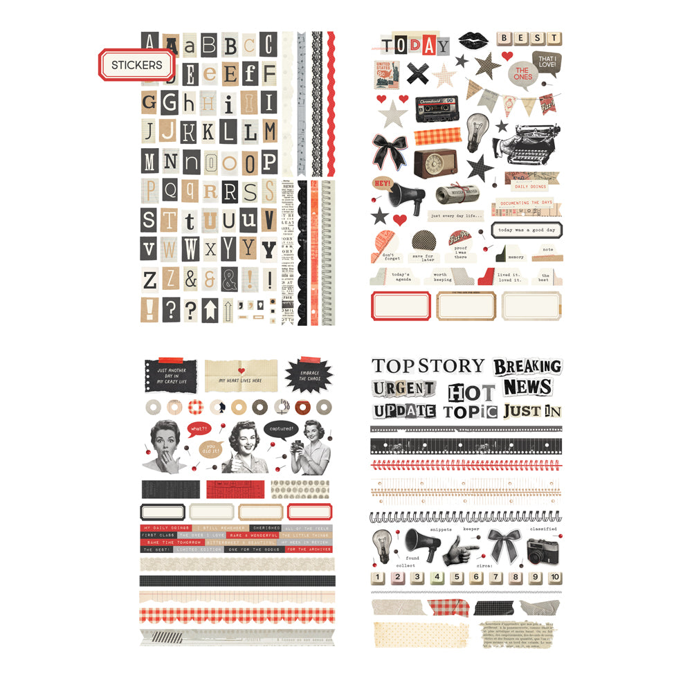 ***Pre-Order*** Simple Stories - Junk Journal Kit - Analog