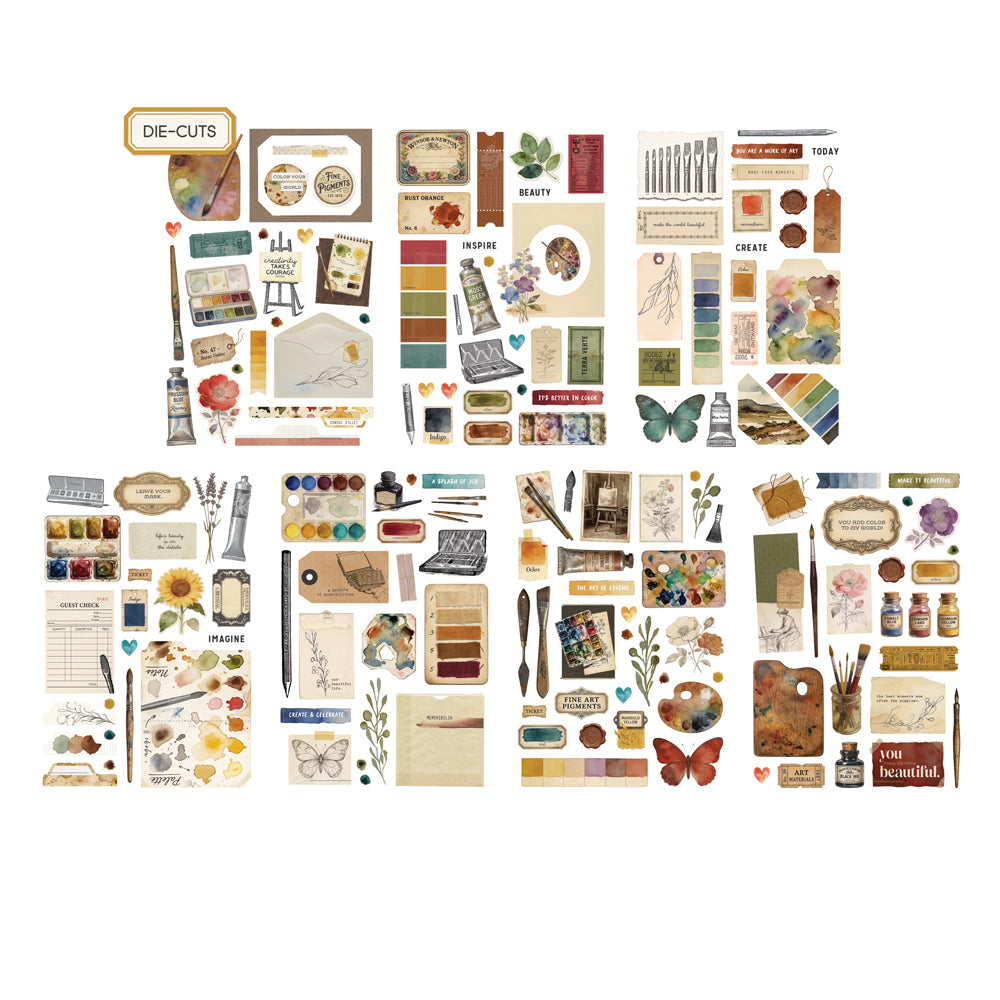***Pre-Order*** Simple Stories - Junk Journal Kit - Art Studio