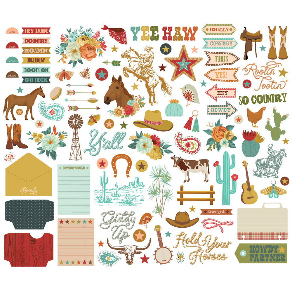 ***Pre-Order*** Simple Stories - Country Roads Cowboy - Bits & Pieces