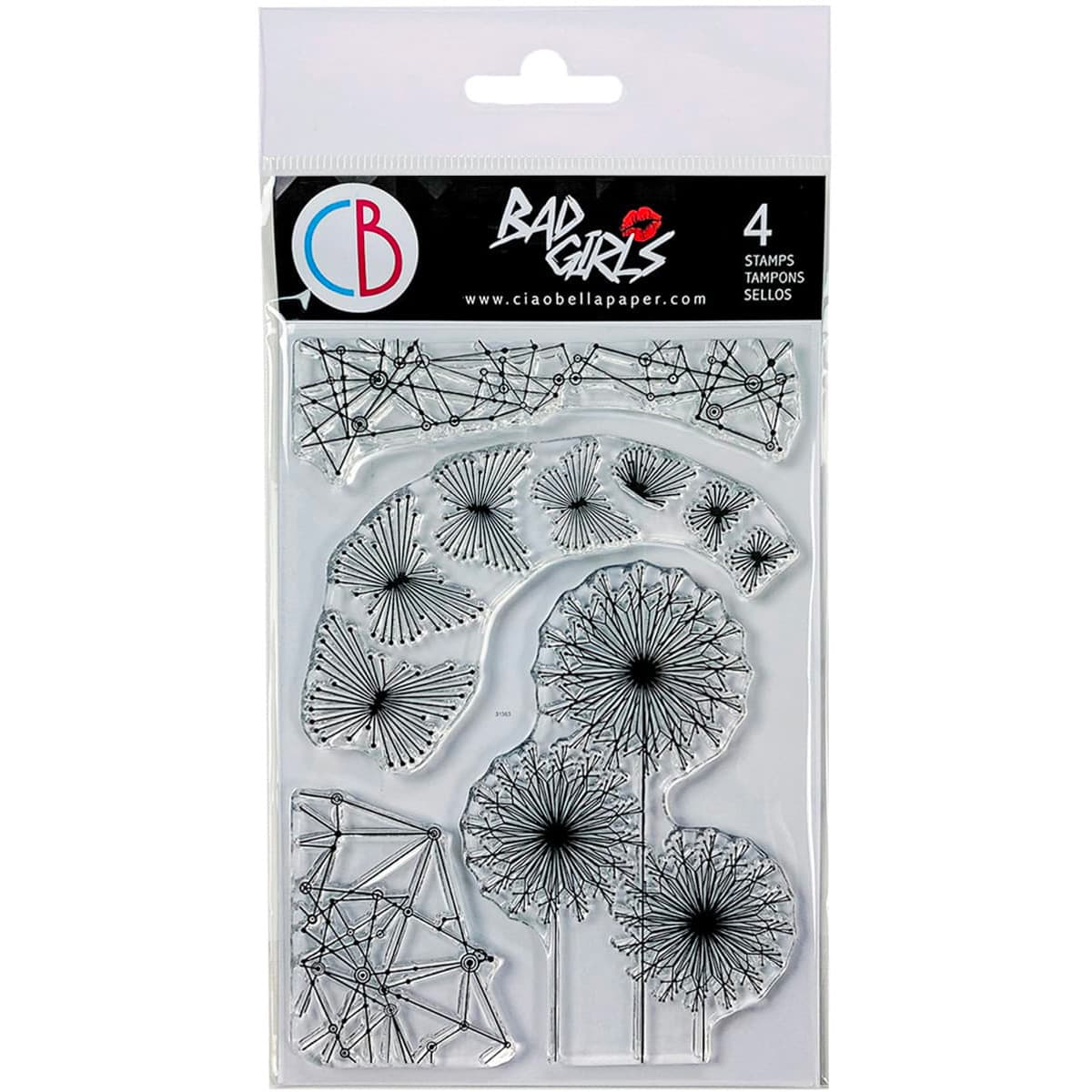 Ciao Bella - Bad Girls - 4x6" Clear Stamp Set - Architechnology