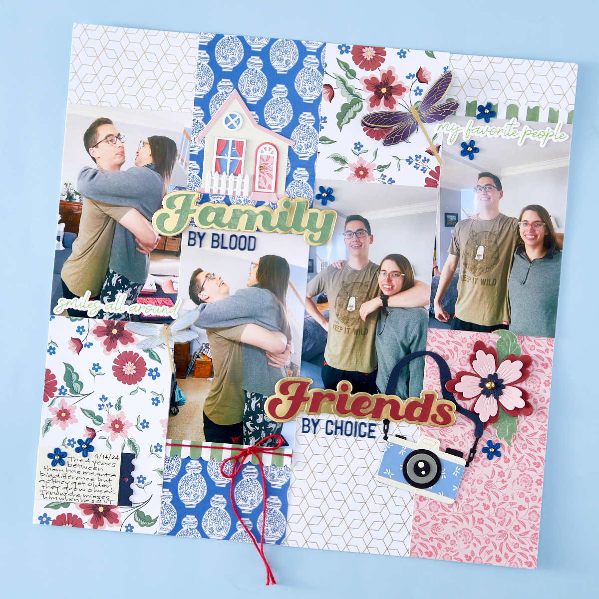 Spellbinders - Friends Etched Dies from the Storytelling by Spellbinders Collection