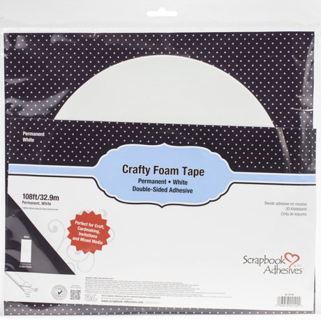 Scrapbook Adhesives - Crafty Foam Tape 108ft