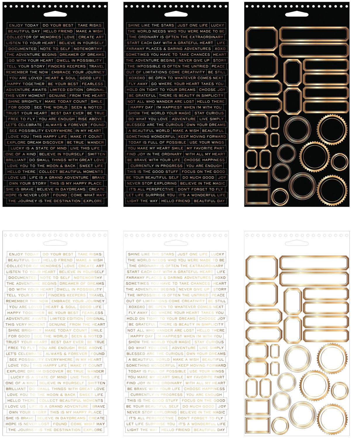 Tim Holtz - Advantus - Idea-Ology Spiral Bound Sticker Book - Metallic