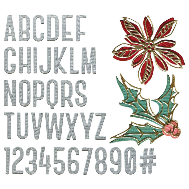 Sizzix - Thinlits Die Set 43PK Vault Seasonal Sketch by Tim Holtz