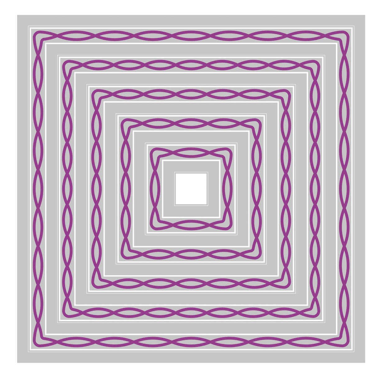 Sizzix - Framelits Die Set 11PK Fanciful, Yvette Interlaced Squares by Stacey Park