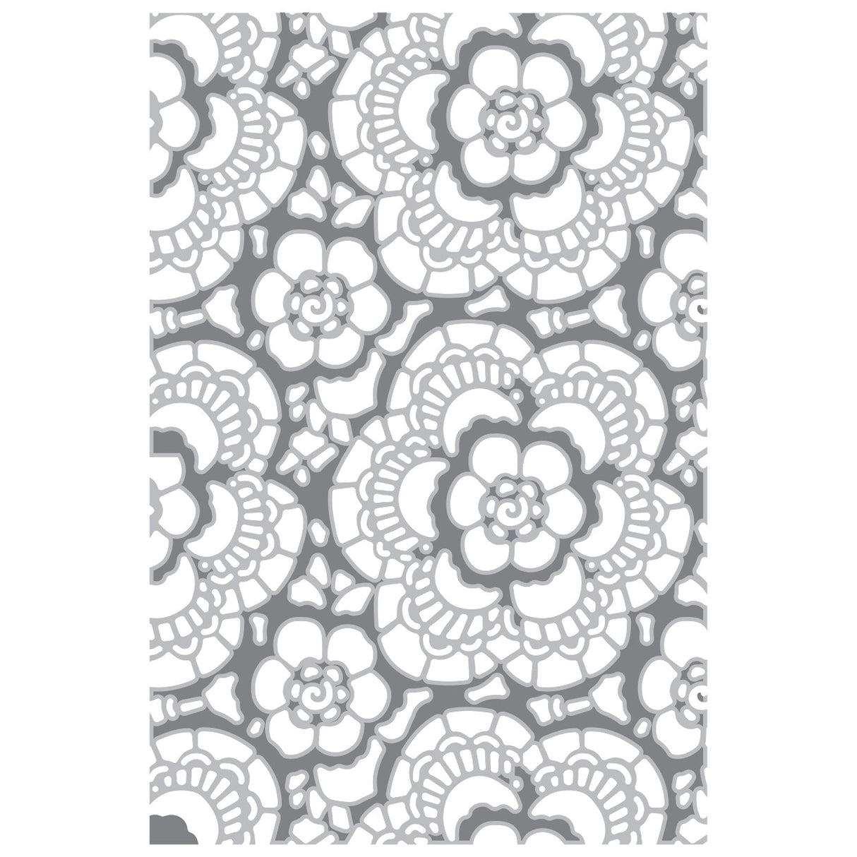 Sizzix - Multi Level Textured Impressions Embossing Folder Vault Lace by Tim Holtz