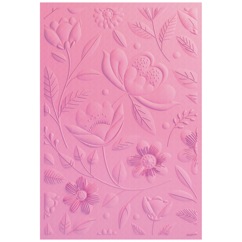 Sizzix - 3D Textured Impressions Embossing Folder Happy Garden #1 by Catherine Pooler