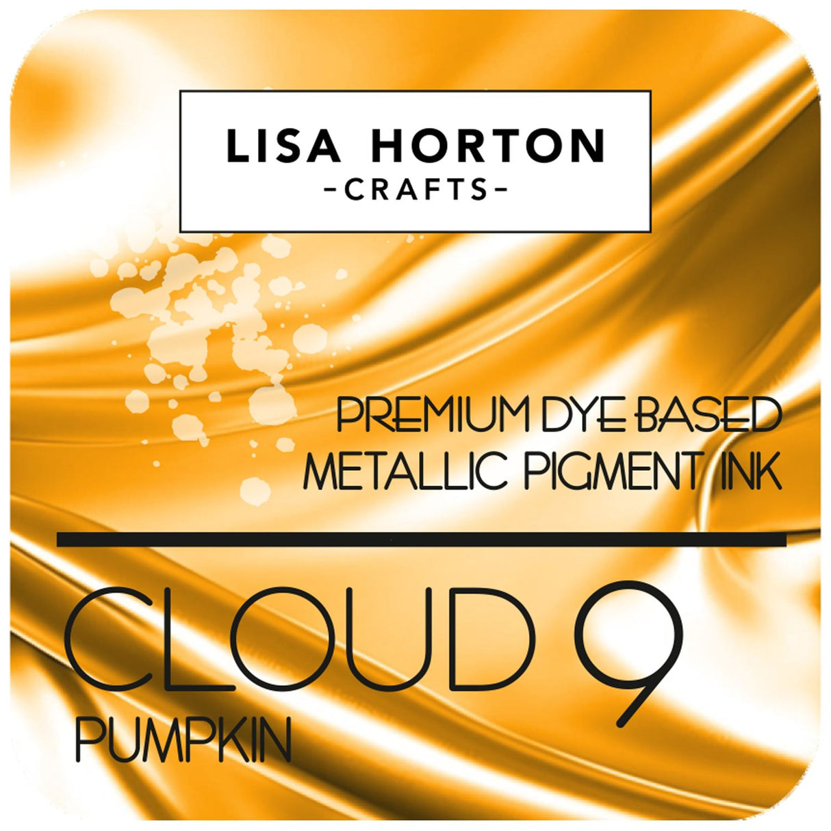 Lisa Horton Crafts - Cloud 9 - Metallic Ink Pad - Pumpkin