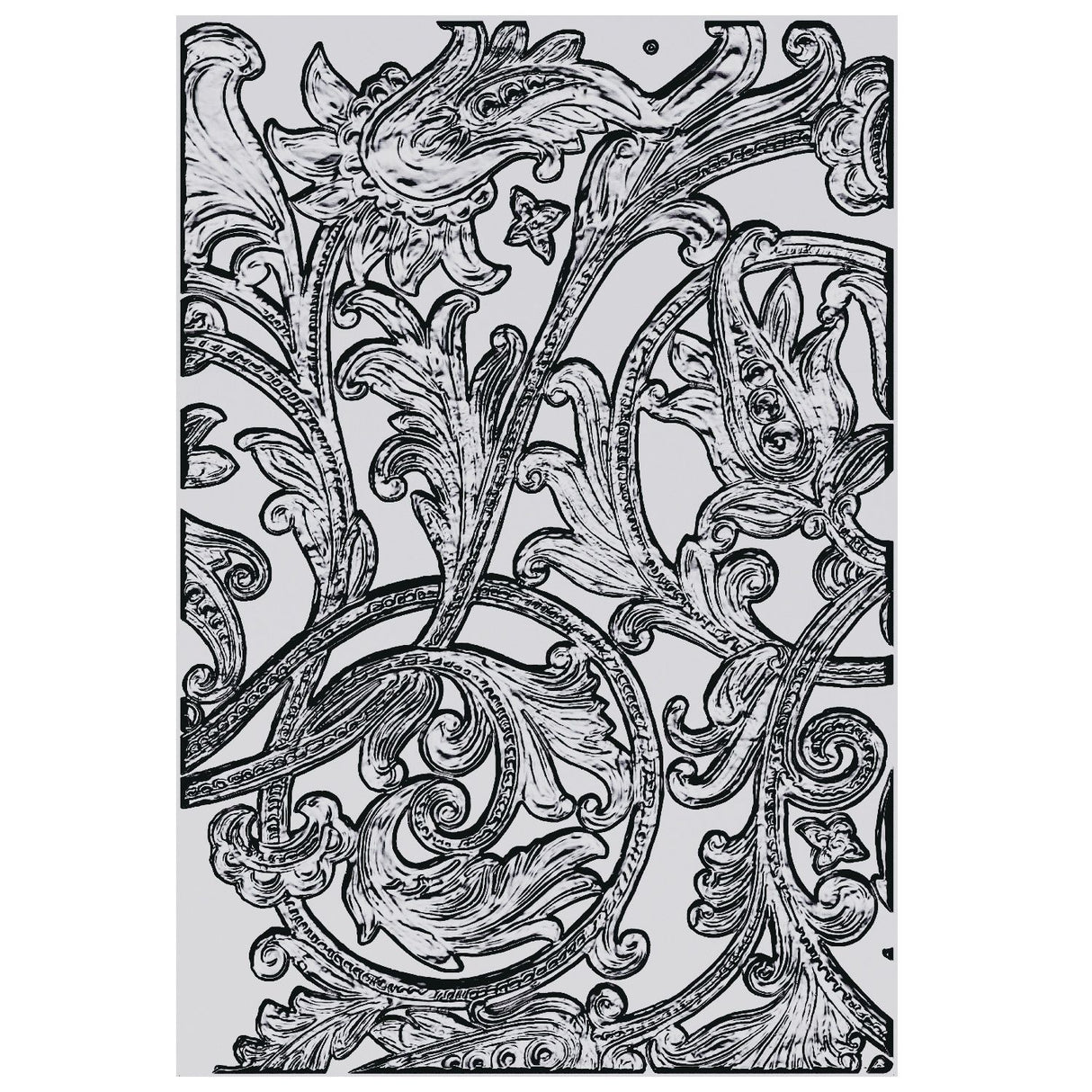 Sizzix - 3D Texture Fades A5 Embossing Folder By Tim Holtz - Entangled