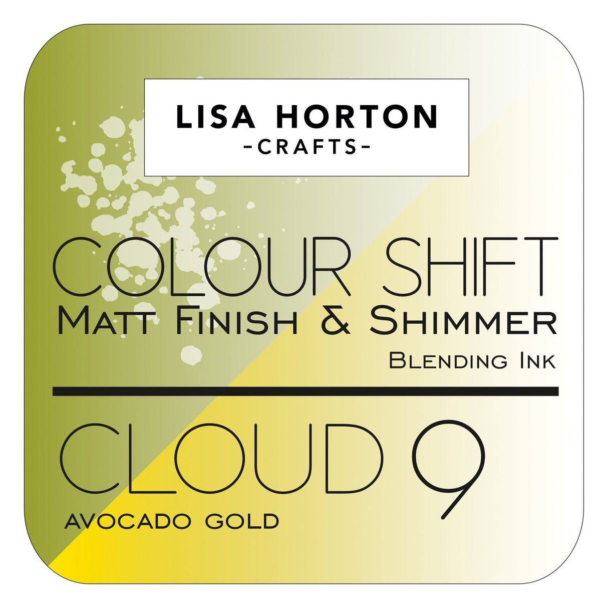 Lisa Horton Crafts - Cloud 9 - Colour Shift Ink Pad - Avocado Gold