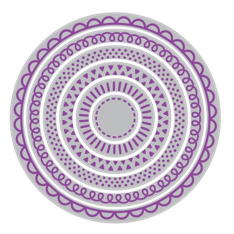 Sizzix - Catherine Pooler - Thinlits Die Set - Border Party Circles