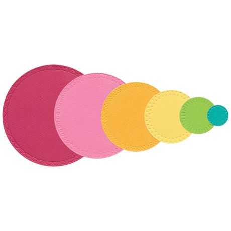 Sizzix - Catherine Pooler - Thinlits Die Set - Border Party Circles