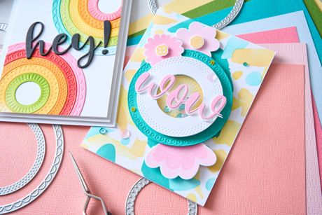 Sizzix - Catherine Pooler - Thinlits Die Set - Border Party Circles
