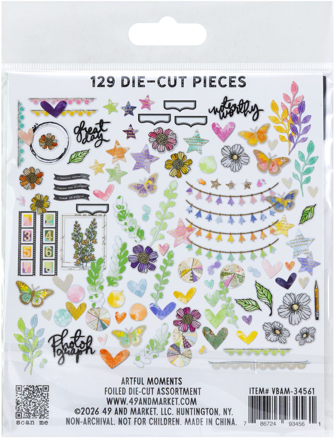 49 And Market - Vicki Boutin - Artful Moments - Acetate Assortment