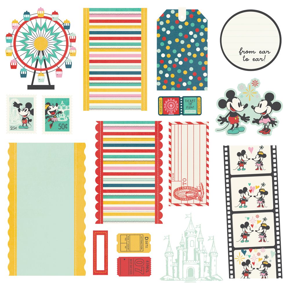 Simple Stories - Say Cheese Happiest Place - Simple Cards Card Kit