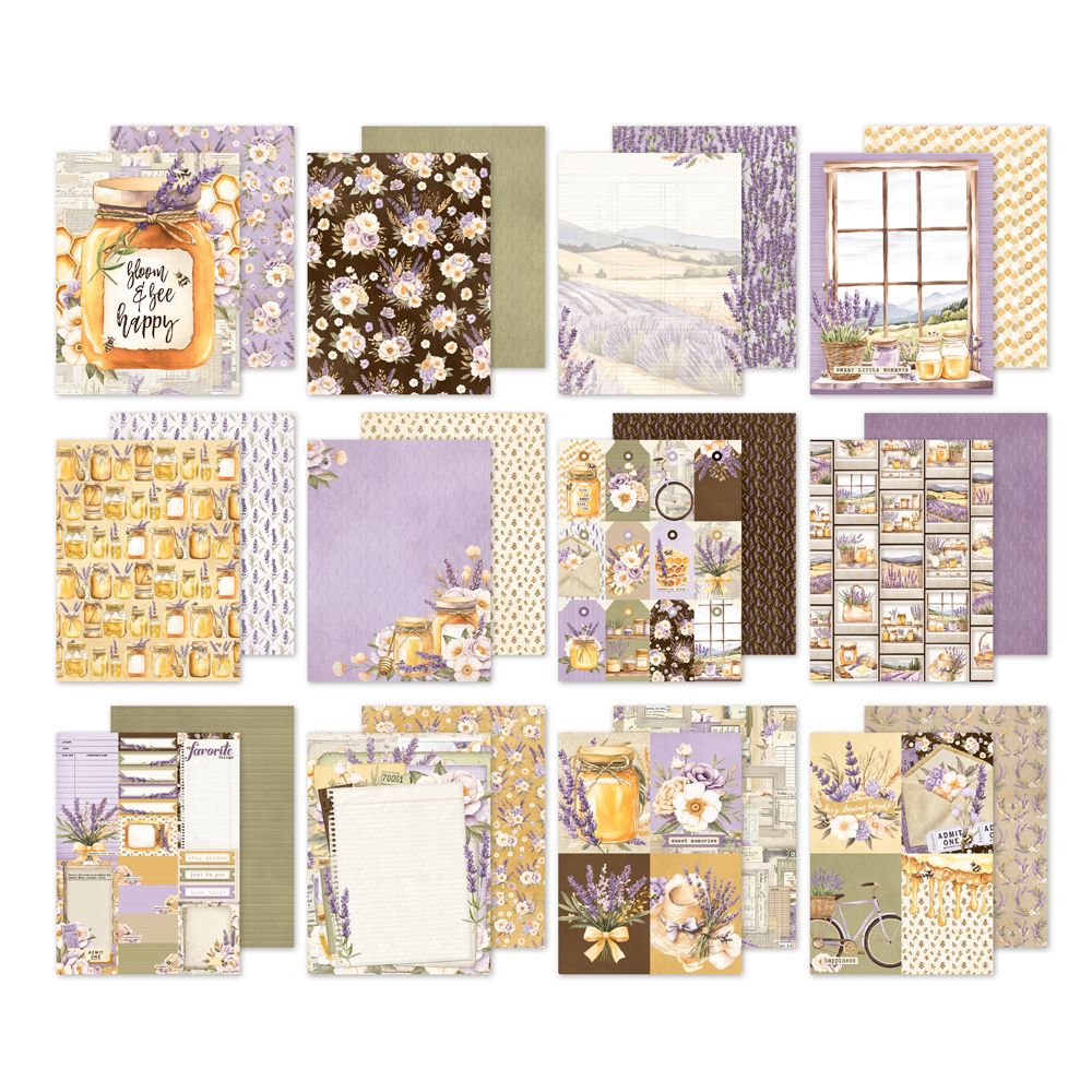Simple Stories - Simple Vintage Lavender Fields - Paper Pad 6"X8"