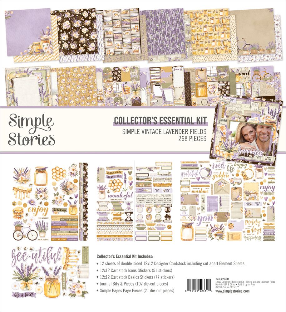 Simple Stories - Simple Vintage Lavender Fields - Collector's Essential Kit