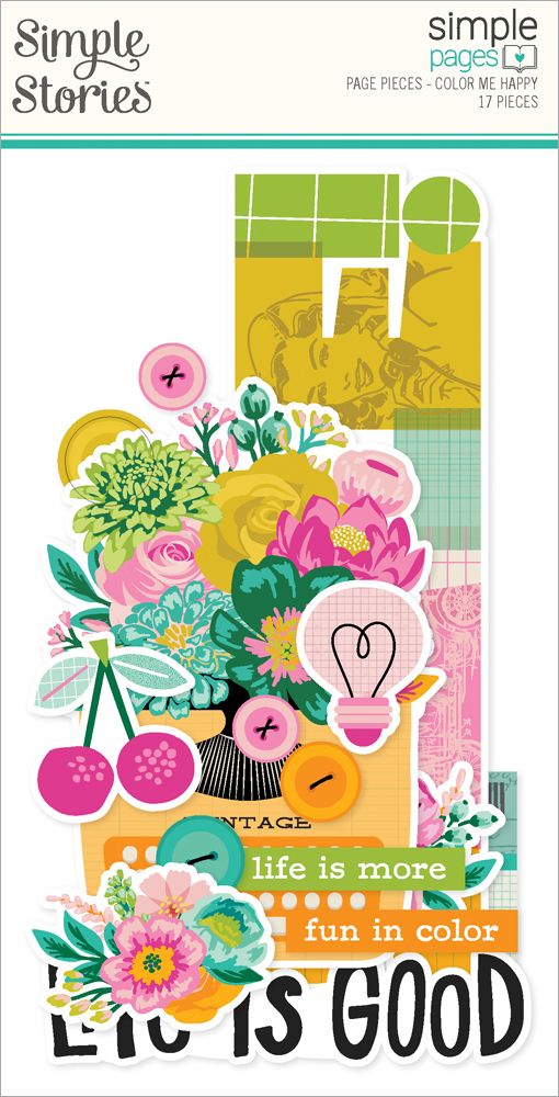 Simple Stories - Color Me Happy - Simple Page Pieces