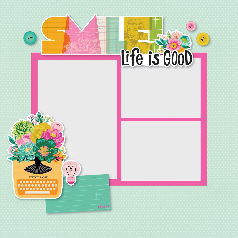 Simple Stories - Color Me Happy - Simple Page Pieces