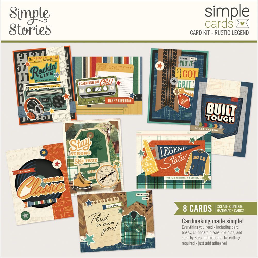 Simple Stories - Rustic Legend - Simple Cards Card Kit