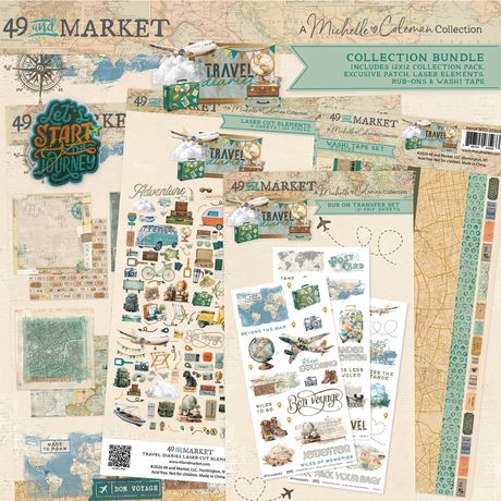 49 And Market - Travel Diaries - Collection Bundle With Patch
