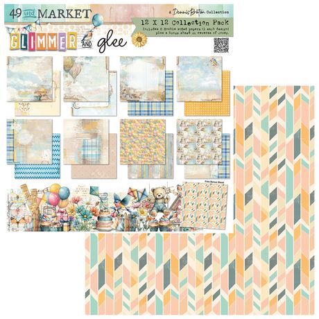49 And Market - Glimmer and Glee - Collection Pack 12"X12"
