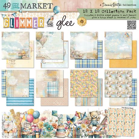 49 And Market - Glimmer and Glee - Collection Pack 12"X12"
