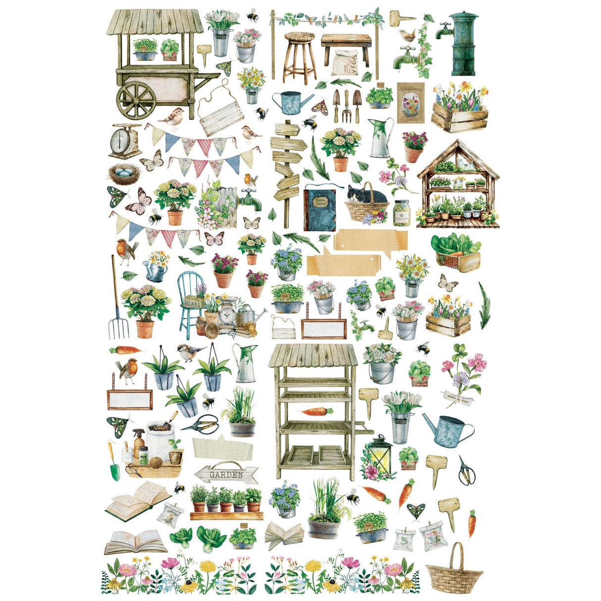 49 And Market - From the Garden - Mini Album Class Kit - Sandi Kok’s