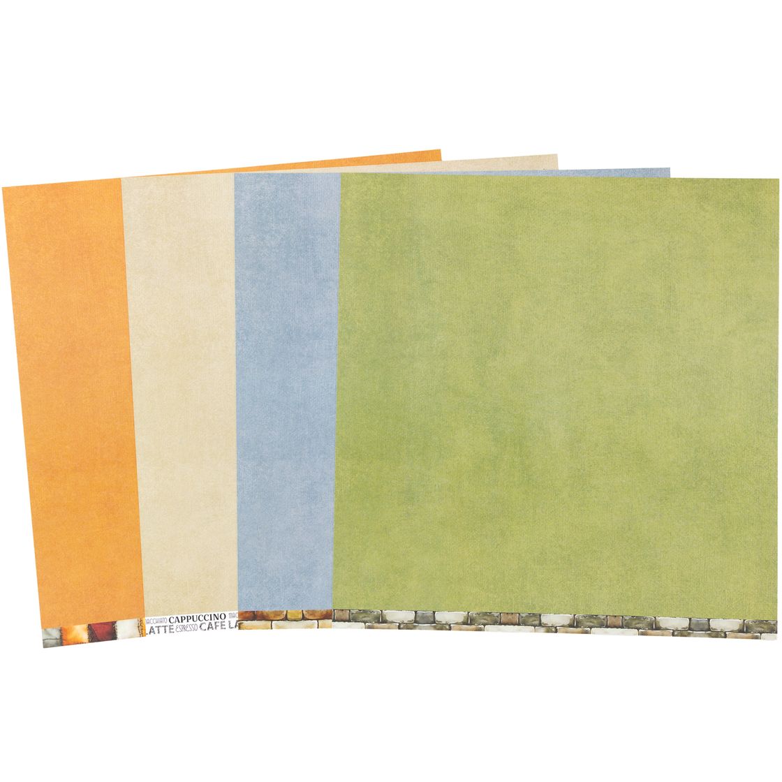 49 And Market - Country Heart Cafe - Solids Collection Pack 12"X12"