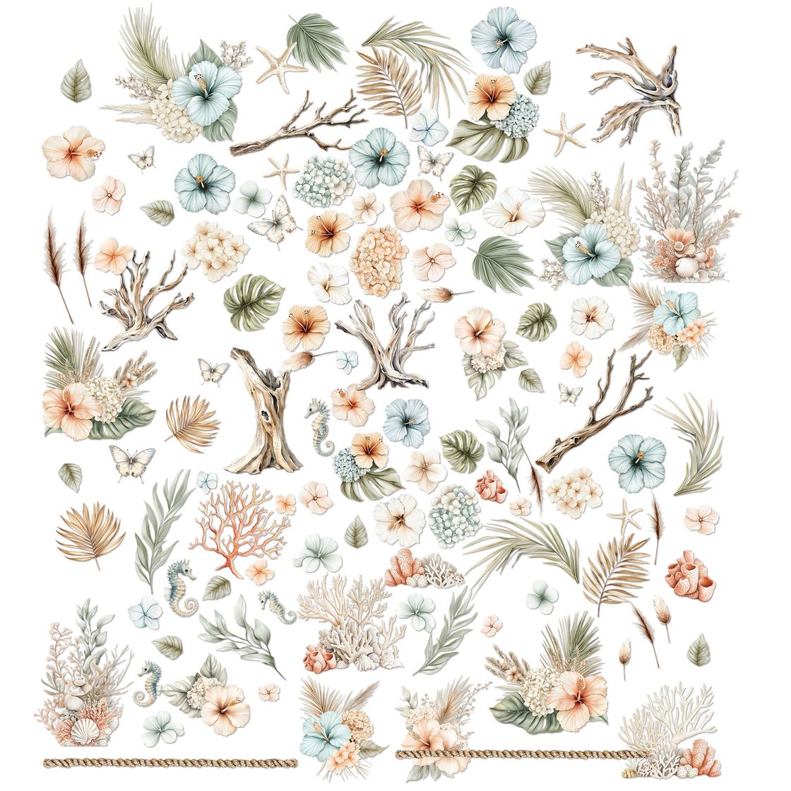 49 And Market - Coastal Soul - Laser Cut - Botanicals