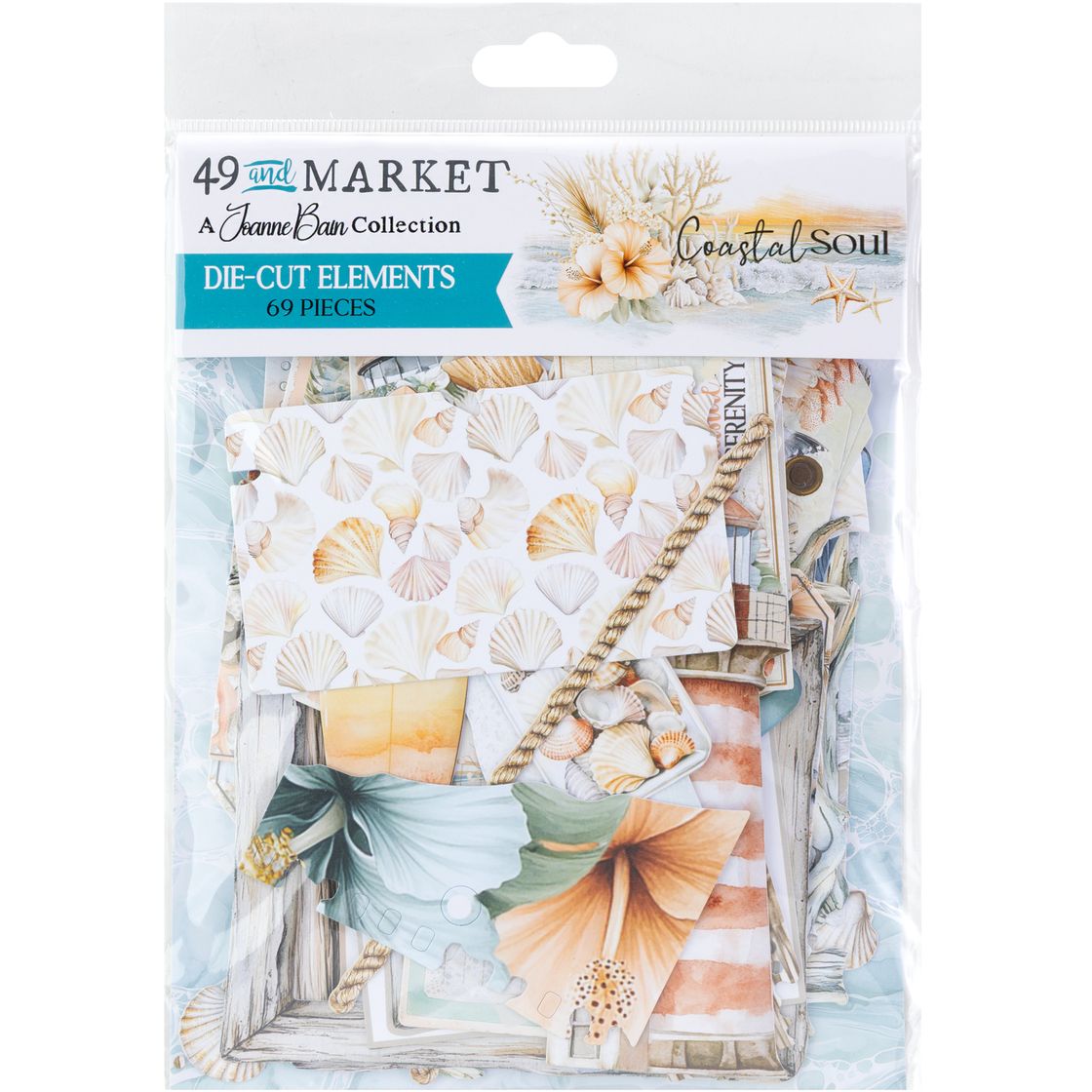 49 And Market - Coastal Soul - Die-Cut Elements