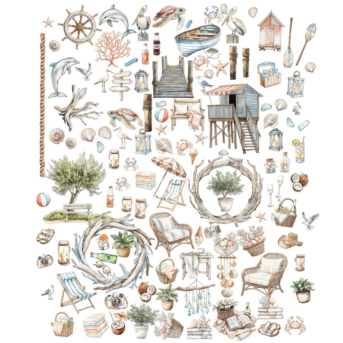 49 And Market - Coastal Soul - Laser Cut - Elements
