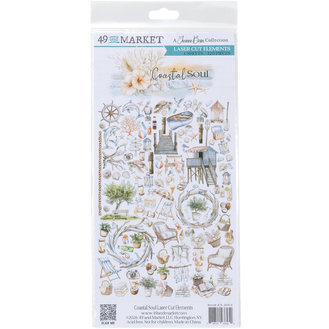 49 And Market - Coastal Soul - Laser Cut - Elements