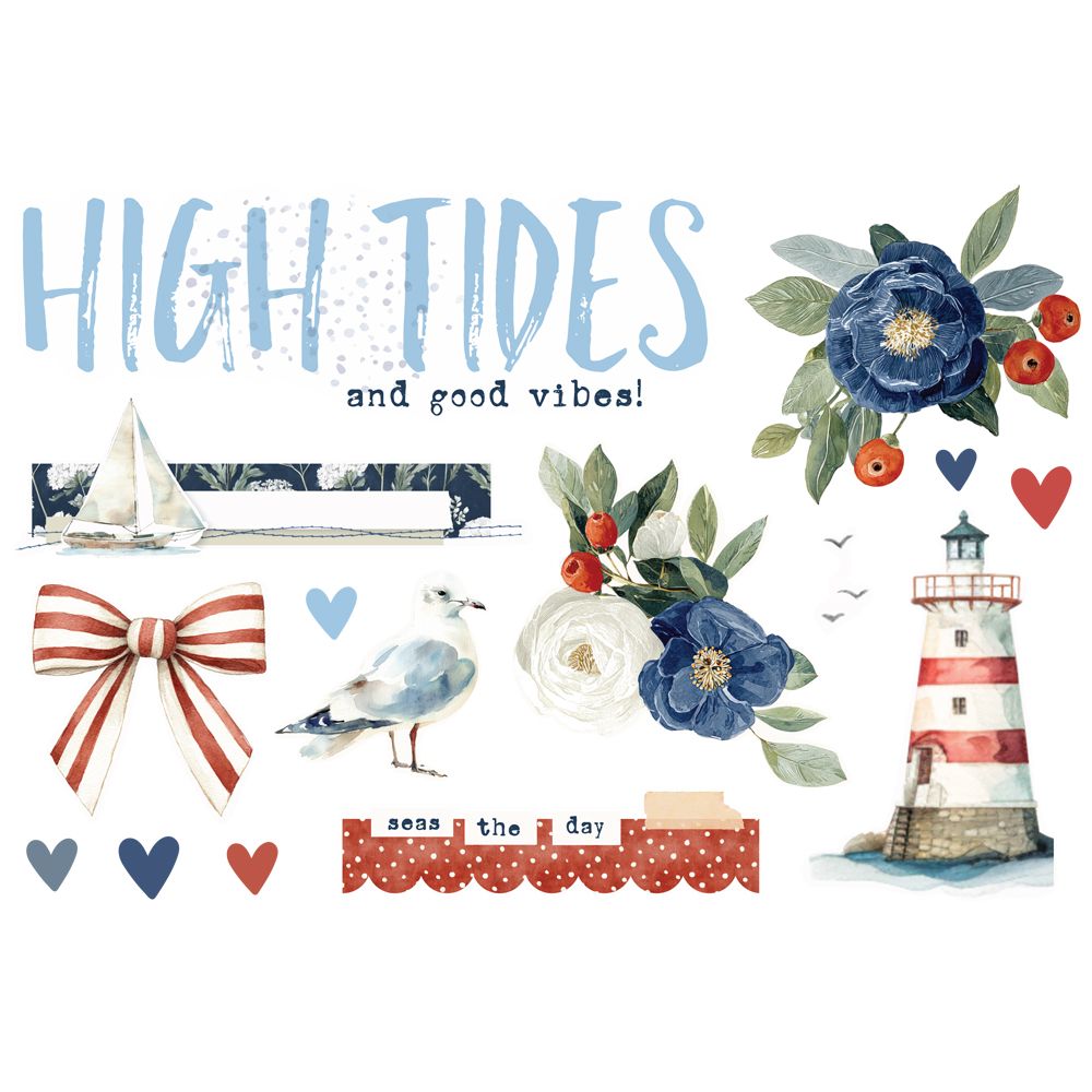 ***Pre-Order*** Simple Stories - Simple Vintage Sand & Sea - Simple Pages Page Pieces