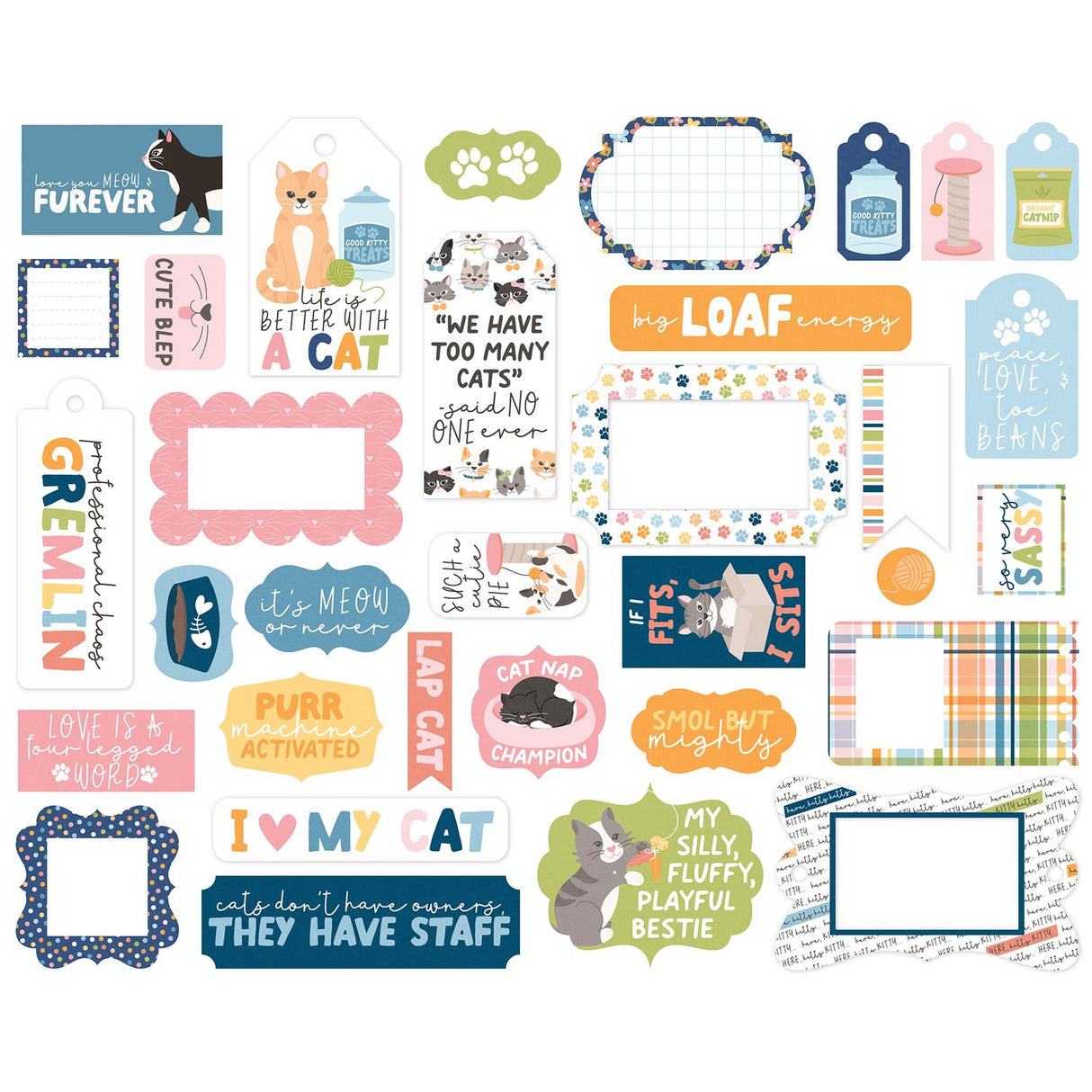 Echo Park - Cat Lover - Frames & Tags