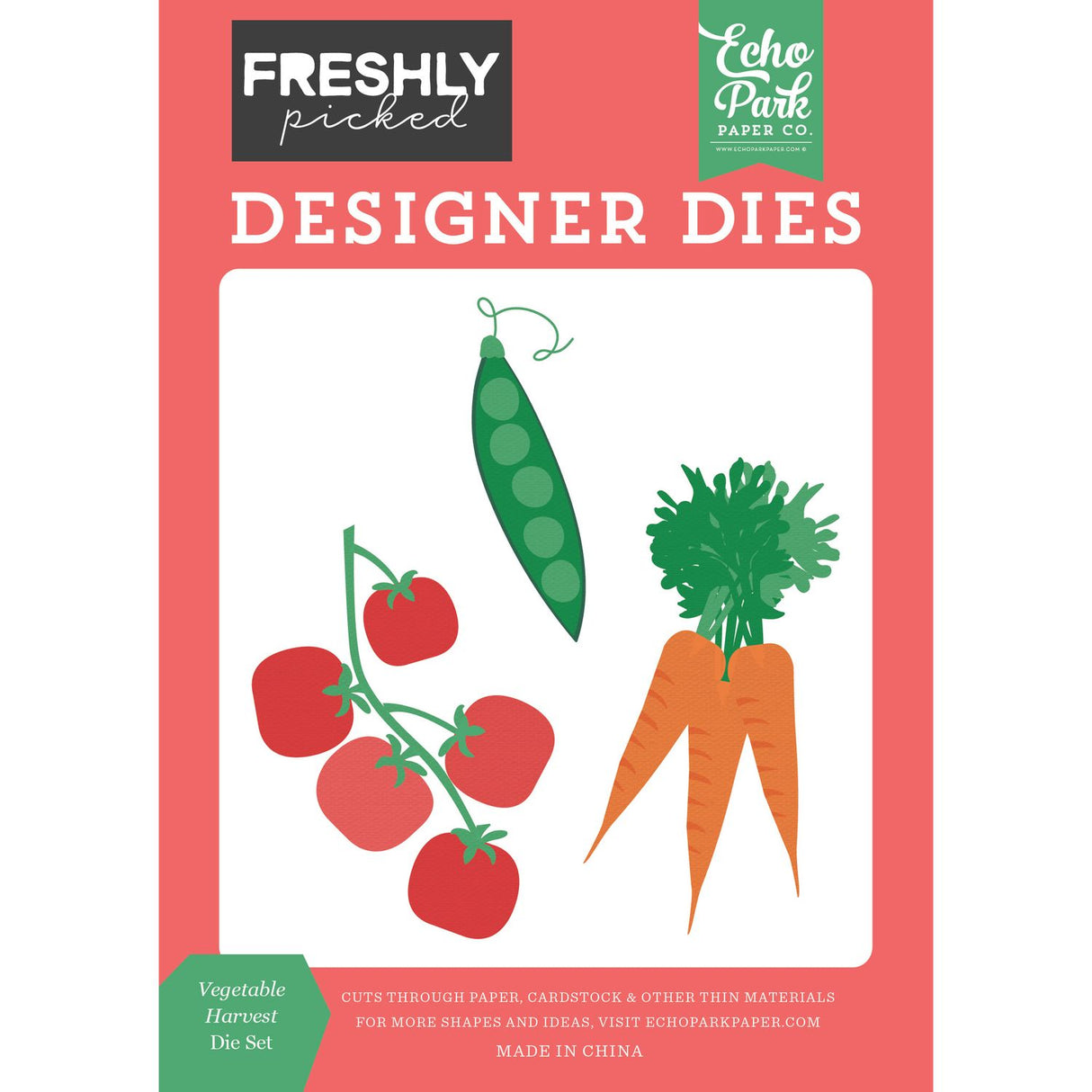 ***Pre-Order*** Echo Park - Freshly Picked - Die Set - Vegetable Harvest