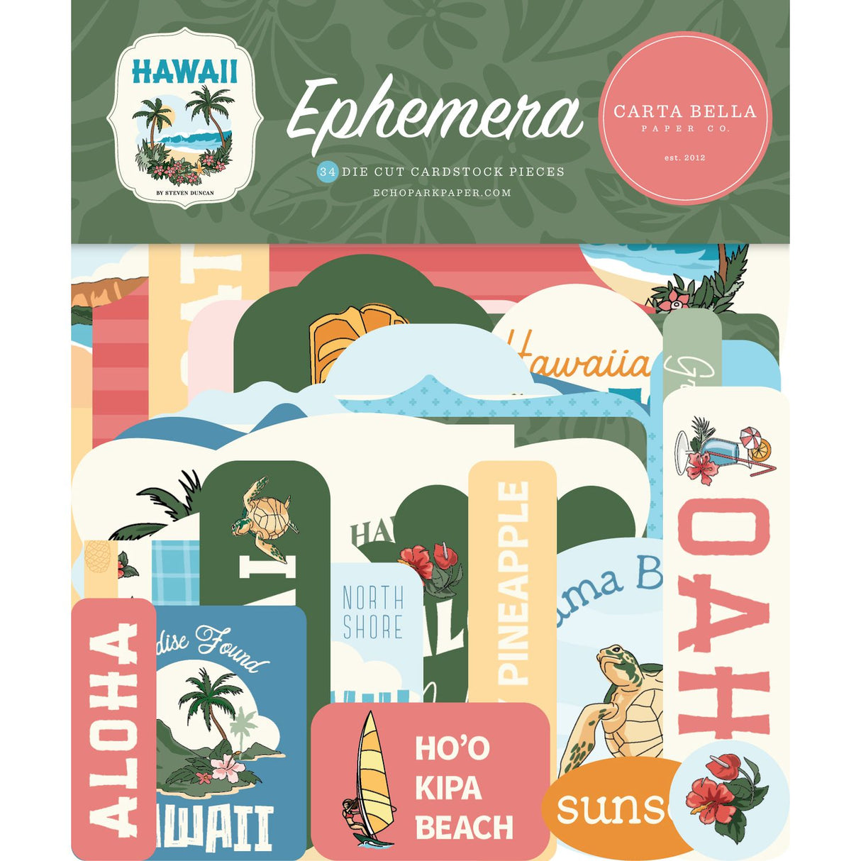 ***Pre-Order*** Carta Bella - Hawaii - Ephemera