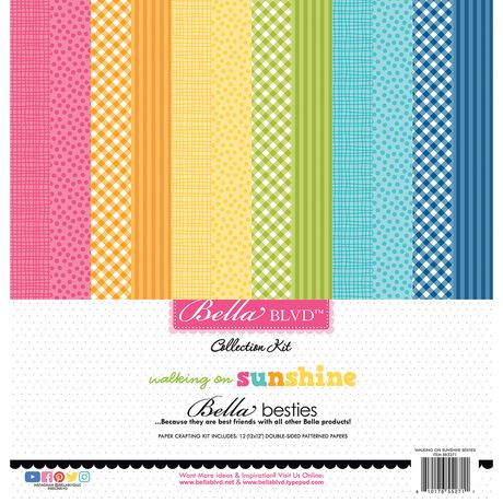 ***Pre-Order*** Bella Blvd - Walking on Sunshine - Bella Besties Kit 12"X12"