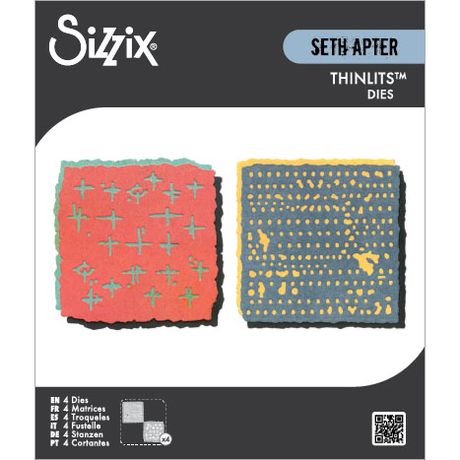 ***Pre-Order*** Sizzix - Thinlits Die Set 4PK - Paper Cutz #2