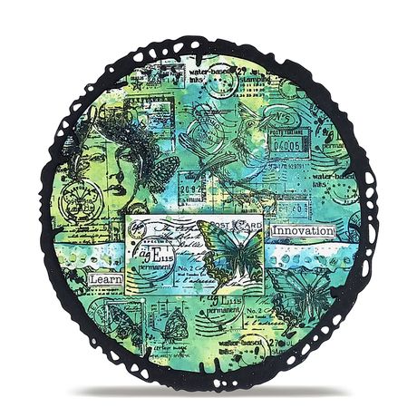 AALL And Create - A6 Stamp Set - Fragments in Transit - #1446