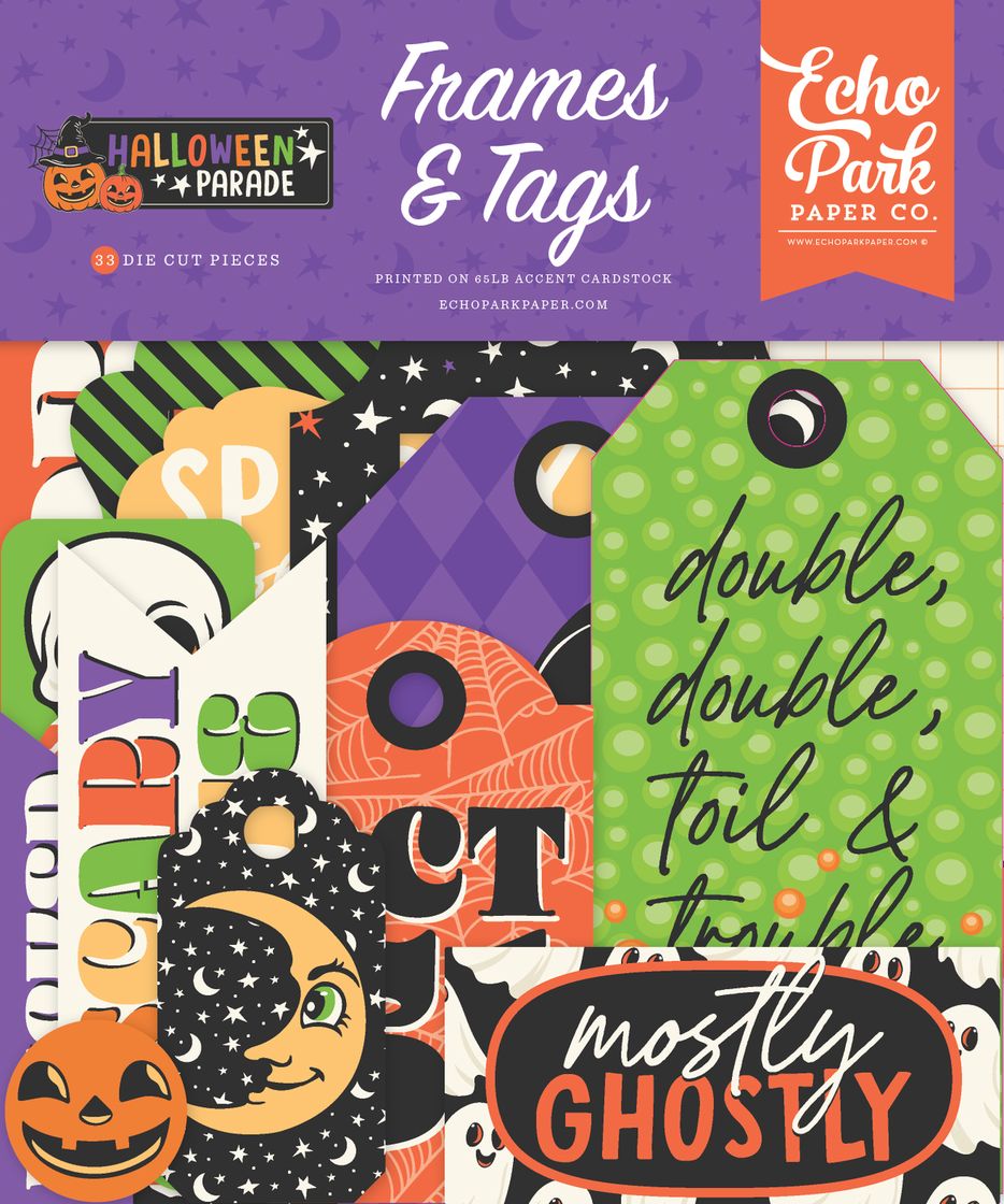 ***Pre-Order*** Echo Park - Halloween Parade - Frames & Tags