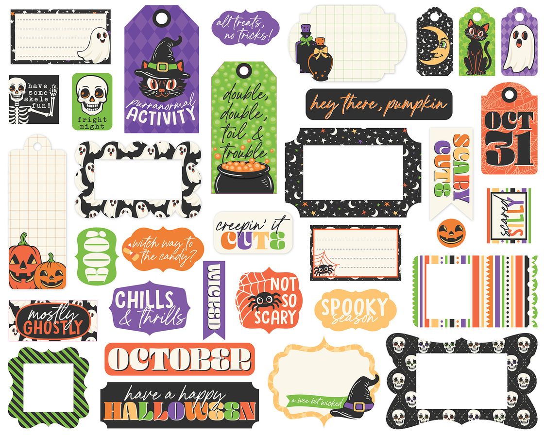 ***Pre-Order*** Echo Park - Halloween Parade - Frames & Tags
