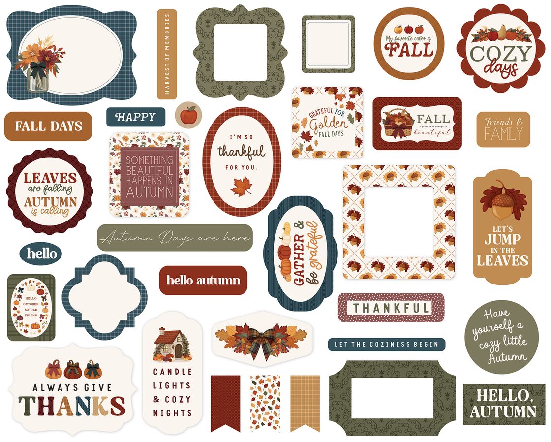 ***Pre-Order*** Carta Bella - Here Comes Autumn - Ephemera