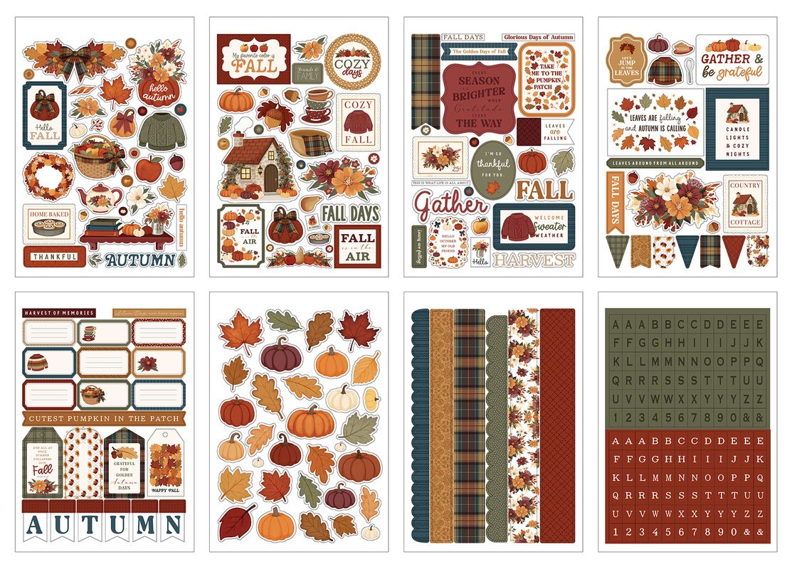 ***Pre-Order*** Carta Bella - Here Comes Autumn - Sticker Book