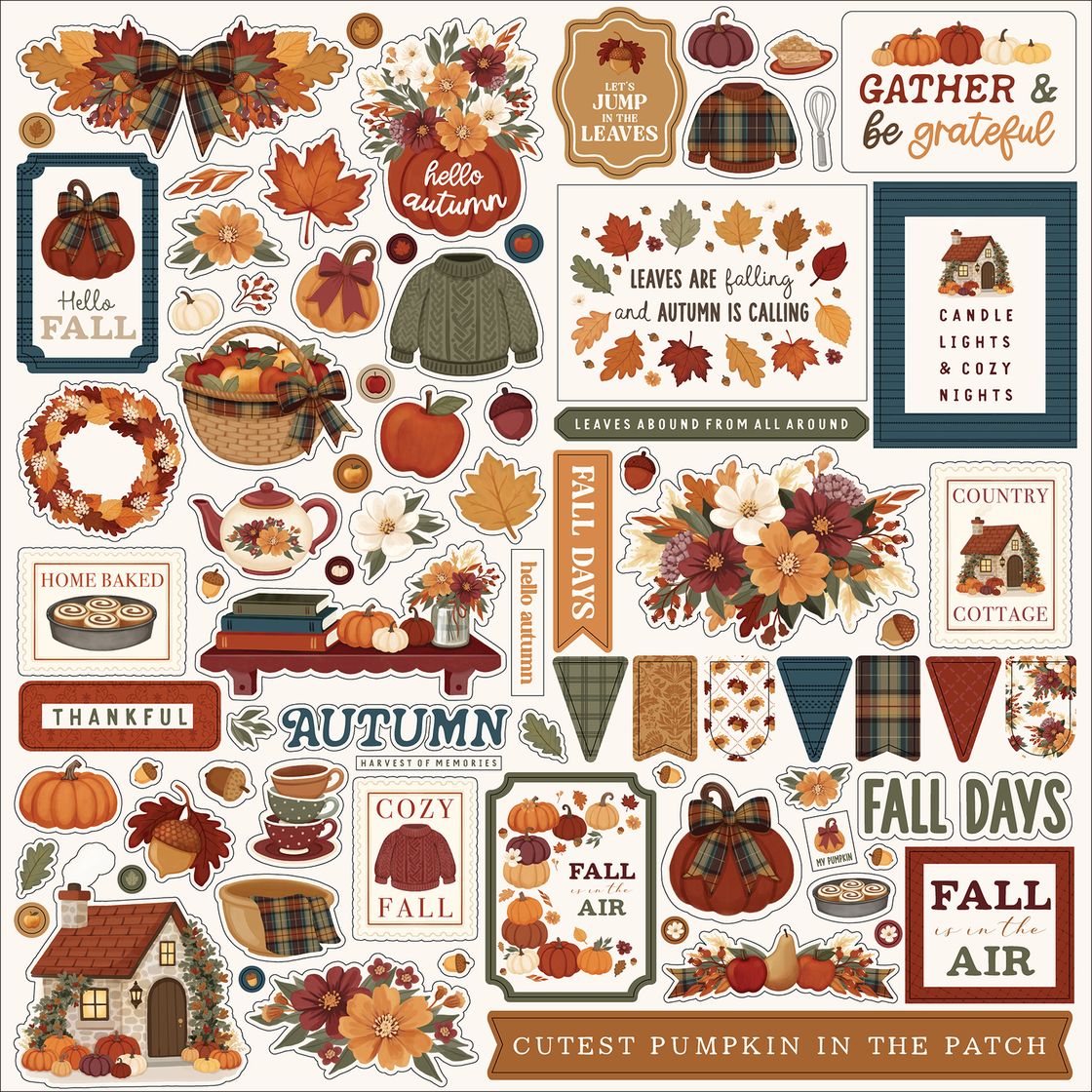 ***Pre-Order*** Carta Bella - Here Comes Autumn - Element Sticker