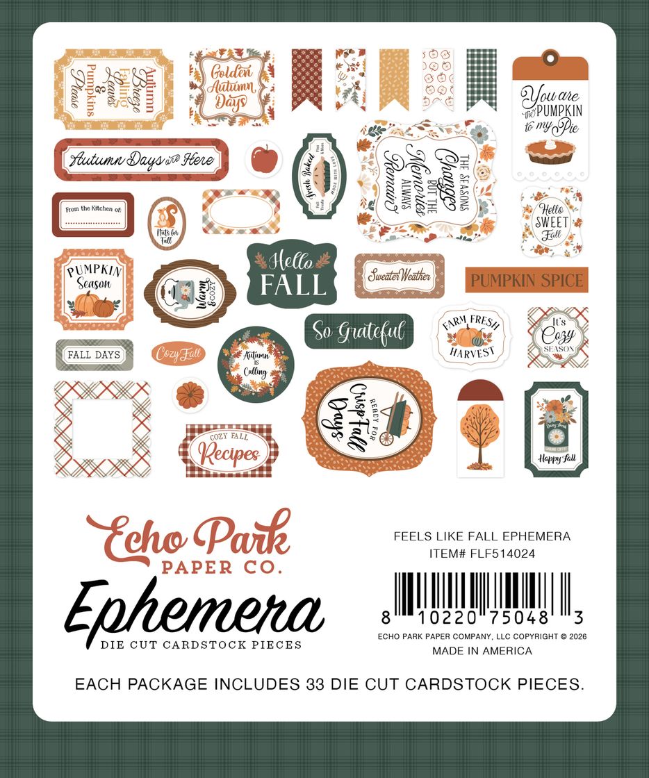 ***Pre-Order*** Echo Park - Feels Like Fall - Ephemera