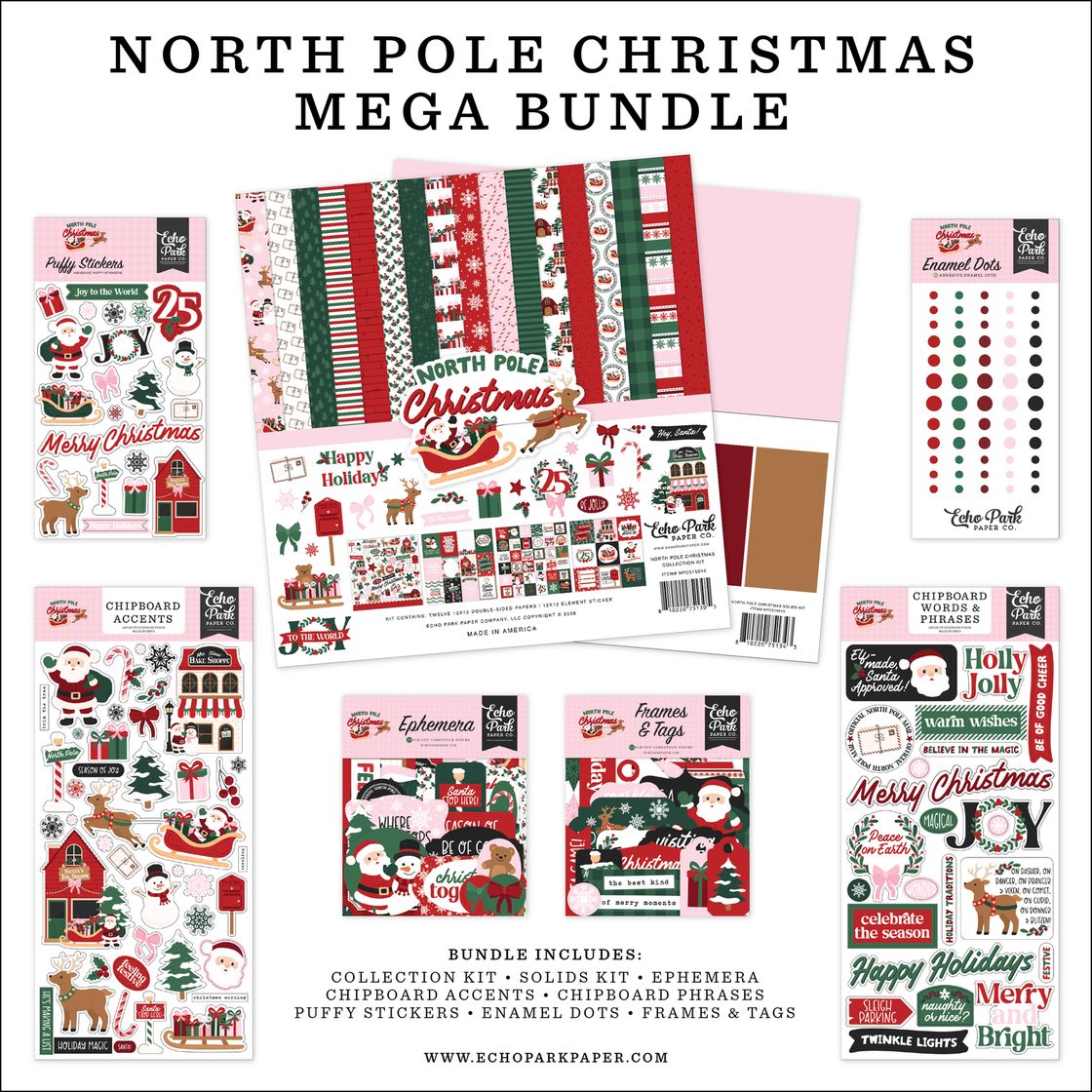 ***Pre-Order*** Echo Park - North Pole Christmas - Mega Bundle