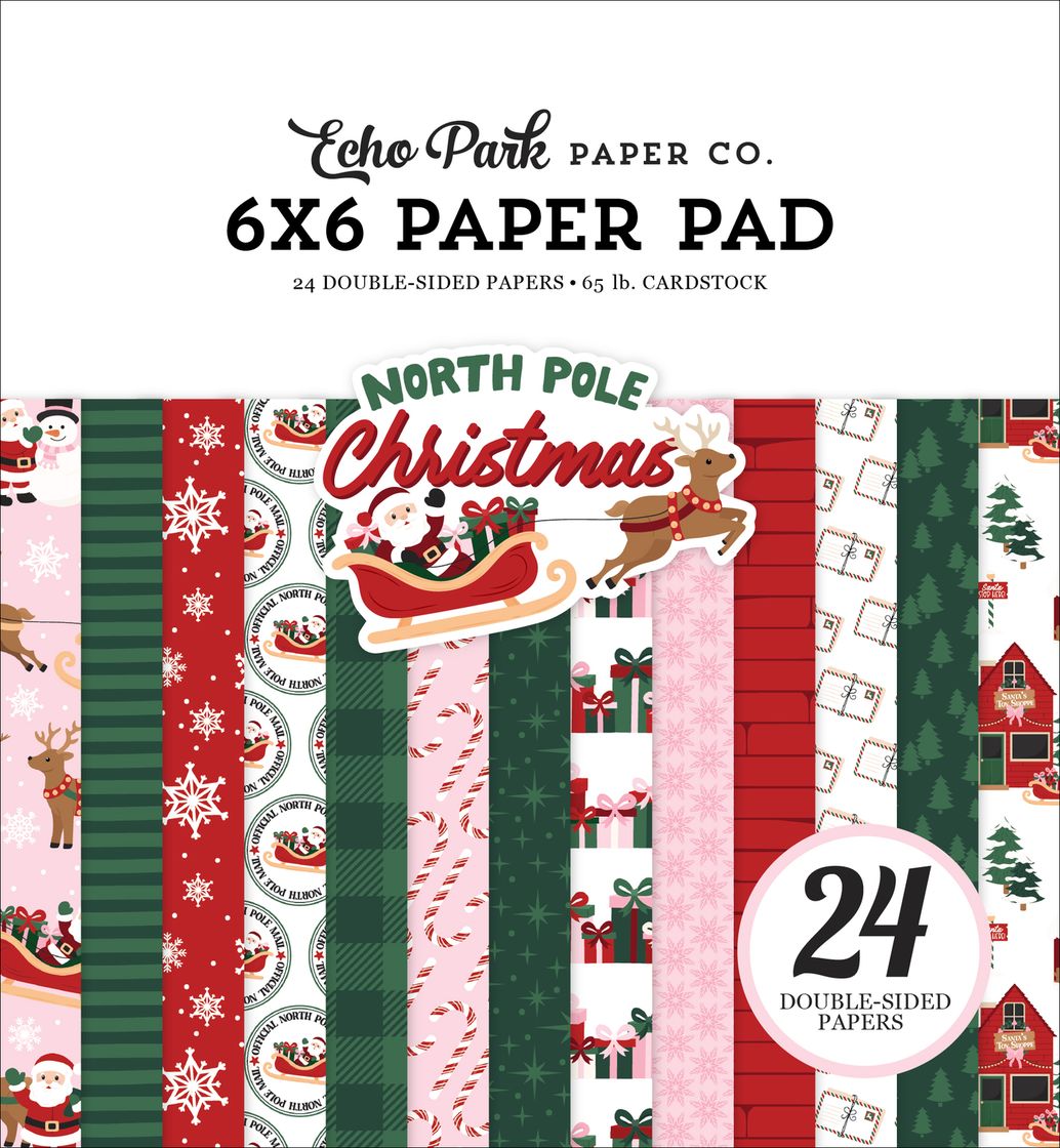 ***Pre-Order*** Echo Park - North Pole Christmas - 6x6 Paper Pad